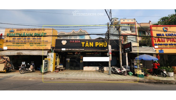 Cho thuê nhà Mặt Tiền Bình Long q.Tân Phú 270m²,NGANG 11M- 32Triệu
